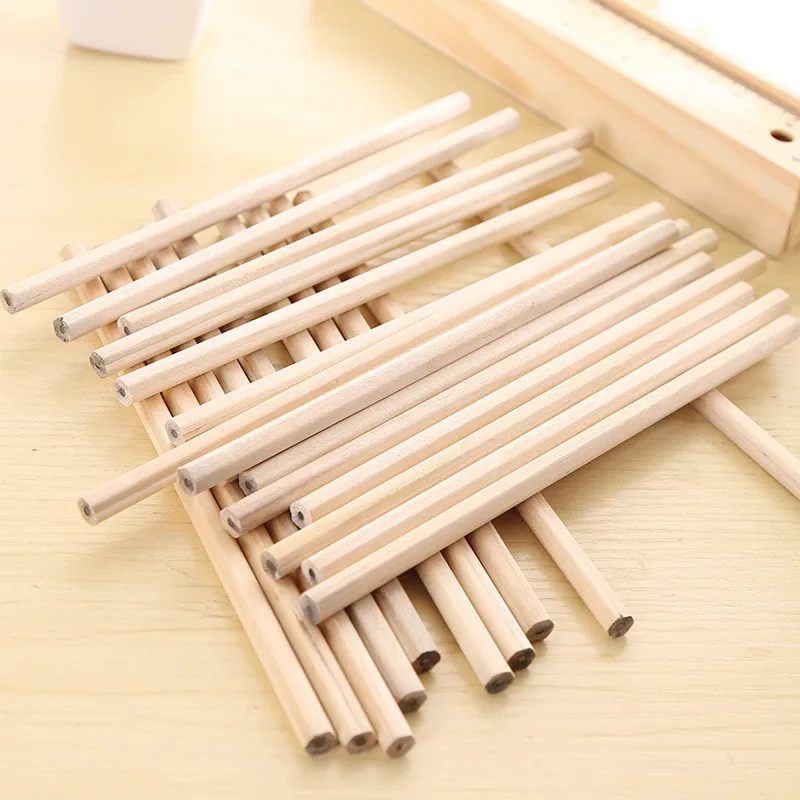 

1 Piece Nature Wood Pencil HB Black Hexagonal Non-toxic Standard Environmentally friendly pen Office School Stationery supplies