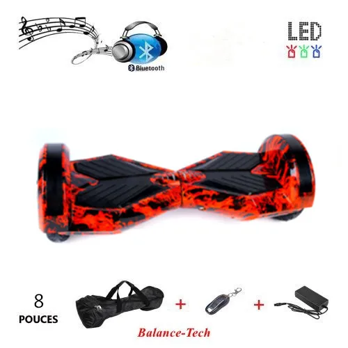 

Bluetooth Hoverboard 8inch Electric Scooter 2 Wheel Self Balance Scooters LED Light for Adult Kids Oxboard Hoverboard Skateboard