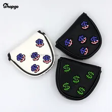 [3 цвета] Гольф доллар сумка для клюшек HeadCovers 13x11,5 см на открытом воздухе Водонепроницаемый клуб аксессуары Чехлы для клюшек для гольфа для мужчин Для женщин