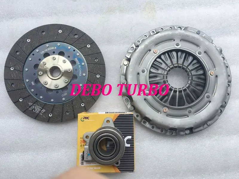 

NEW PHC 1601000A-EG01B CN16/CNC16-DOW-S CLUTCH KITS for GREAT WALL C50 V80 HAVAL H3 H5 GW4G15B 1.5L 98KW(Disc+Plate+Bearing)