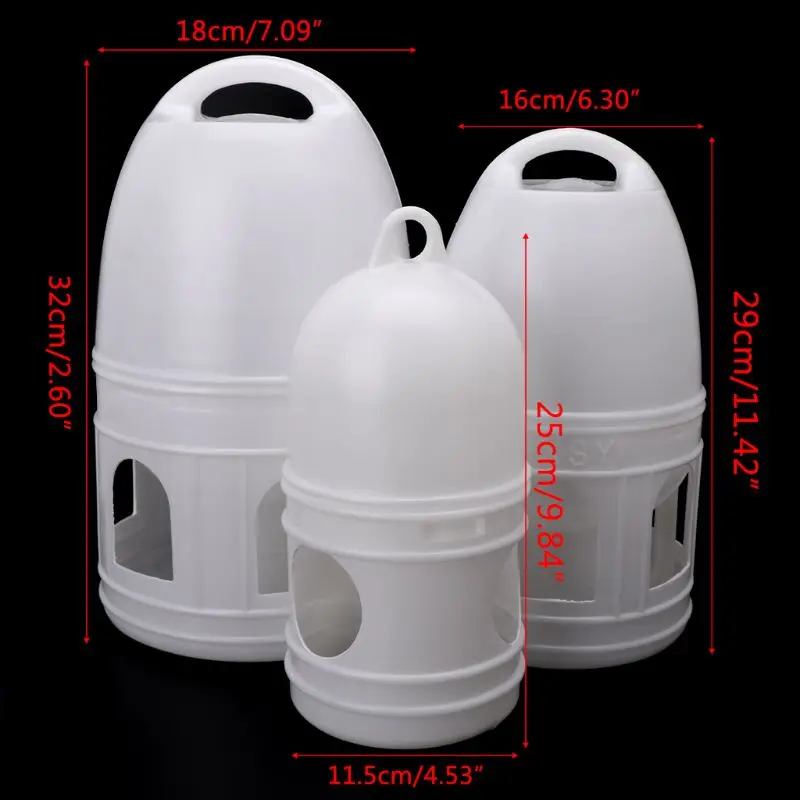 1.2L/3L/5L поилка для птиц, автоматическая поилка для птицы, поилка для питья, контейнеры для воды, чашка для домашних животных, курица