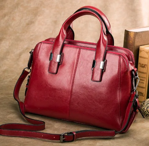 

IMOK Genuine leather bag famous brands women messenger bags women handbags designer high quality women shoulder bag tote NCBF