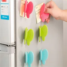 Кухонная посуда силиконовая печь теплоизолированная перчатка для пальцев рукавица Милая кухонная микроволновая печь нескользящий горшок держатель, цвет случайный