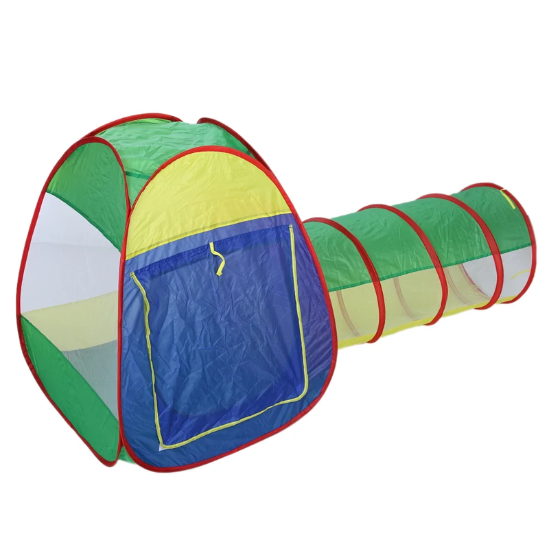 Kds Play Tent Outdoor Fun Sports Ocean Ball Toy Tents Children Tunnel Kids Adventure House Toy Pop-up Cubby-Tube-Teepee Tent