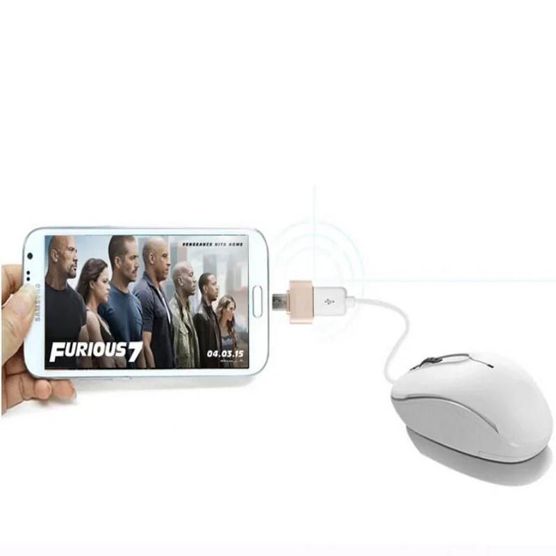 Мини микро USB OTG адаптер конвертер для Samsung Sony LG HTC XiaoMi Lenovo Huawei Meizu планшет Мышь