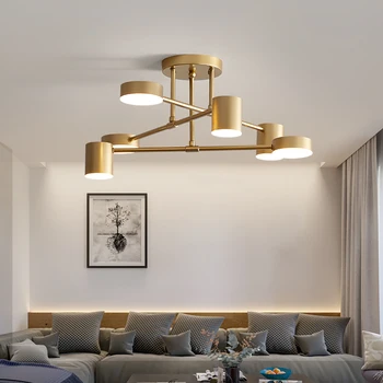 Modern LED Ceiling Light For Living Dining Room Bedroom Lustres Led Chandelier Ceiling Lamp lampara de techo Lighting Fixtures modern 2 rectangle led chandelier fixture k9 crystal rectangle leds lamp for dining living room lustres ceiling hanging lighting