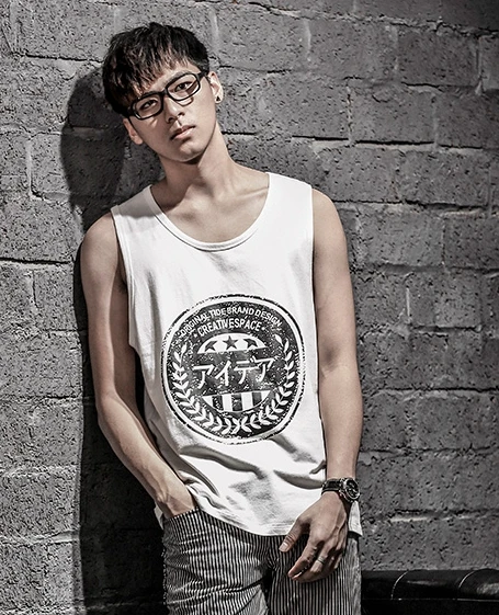 

Summer men's clothes sleeveless sport shirt sleeves, baggy vest, basket ball shirt, Breathable cotton popular running shirt