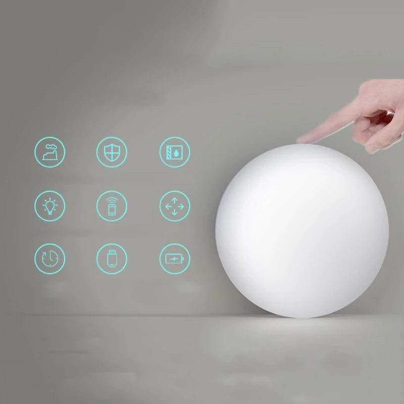 

LED Glowing Ball Colorful Remote Control LED Moonlight Ball Lights LED Table Light Mini Moon Lamp Kids Baby Bedroom Decoration
