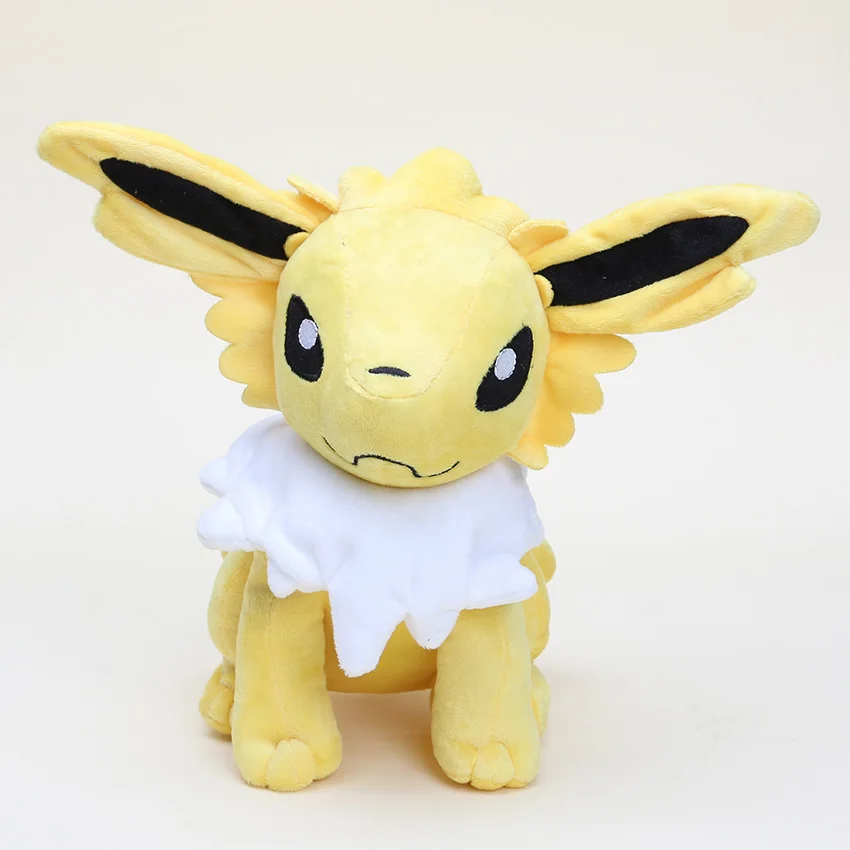 Аниме eevee плюшевые игрушки Espeon Mew Плюшевые Umbreon Jolteon flarion Glaceon Vaporeon Leafeon Umbreon Sylveon Мягкие плюшевые игрушки куклы - Цвет: 30cm yellow