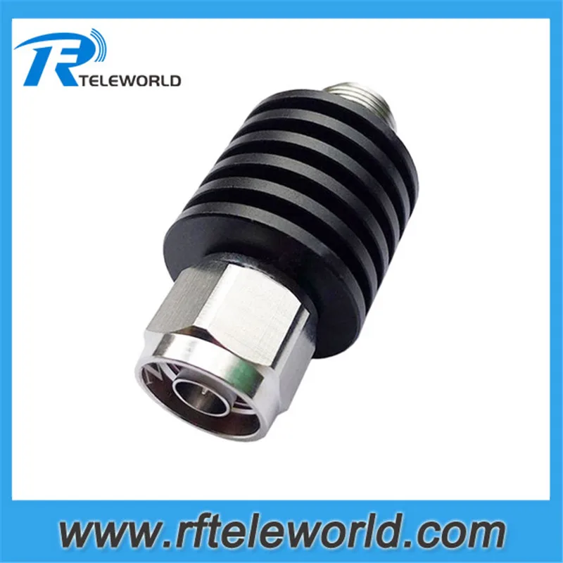Frete Grátis n Macho para Fêmea Dc-3ghz 1db, 3db. 6db. 10db. 15db. 20db. 30db, 40db 5w rf Coaxial Atenuador Fixo