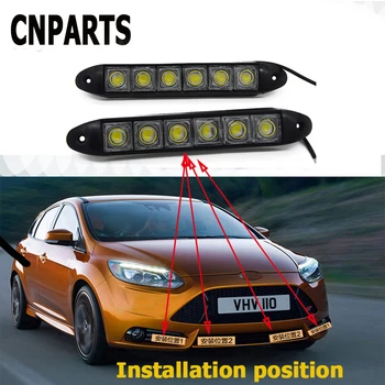 

CNPARTS Waterproof Car Flexible Strip 6 LED Turn Signal Light For Ford Focus 2 3 Fiesta Mondeo Ranger Kuga Seat Leon Ibiza Lexus