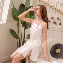 SAGACE, женское сексуальное платье, ночная рубашка, одежда для сна, ночная рубашка на бретельках, стрейчевое мини-платье Ночная одежда, Прямая поставка MAR27