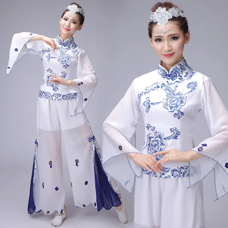 

ZZB042 Women's Chinese Yangko Dress chinese national dance costumes for women dance clothes stage & dance wear festive clothing