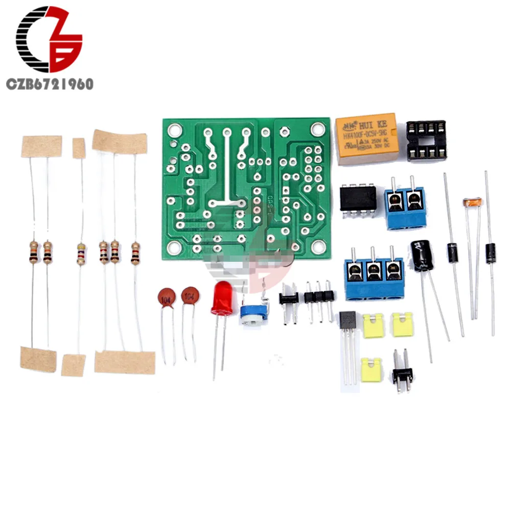 Модуль переключателя управления светом DIY комплект с 5 V Реле LM393 электронный Borad с фоточувствительным DC 5-6 V