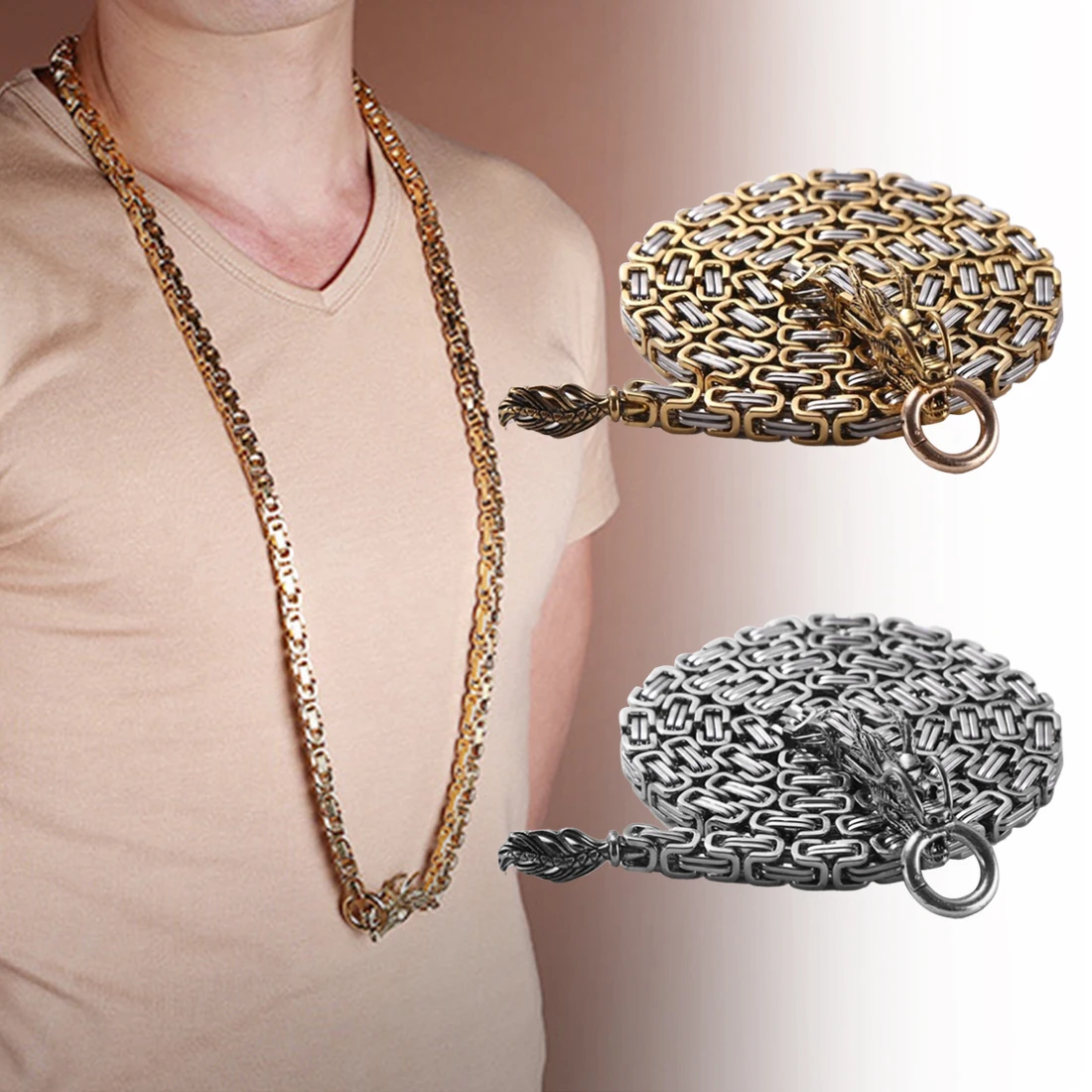 101cm Outdoor Stainless Steel Dragon Hand Bracelet Resistance