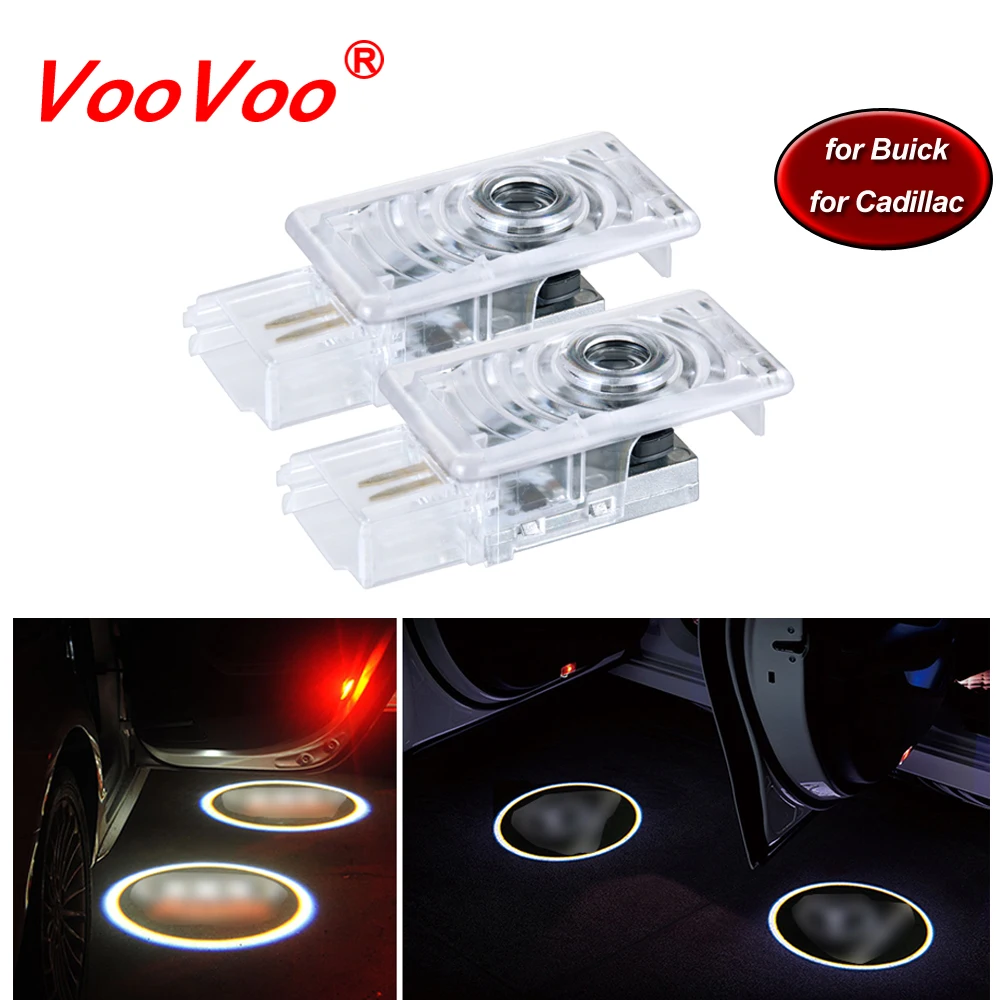 VooVoo 2x Wireless Car Logo Door Light Lamp Logo Laser