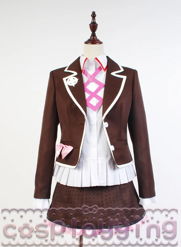 Косплей Zettai Zetsubo Shojo: Danganronpa другой выпуск Kotoko Utsugi костюм полный комплект униформы косплей костюм