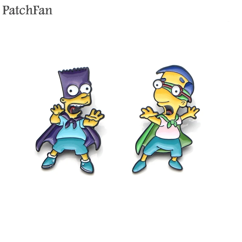 Patchfan классический мультфильм ча цинка Эмаль на булавке Мода медаль para рюкзак