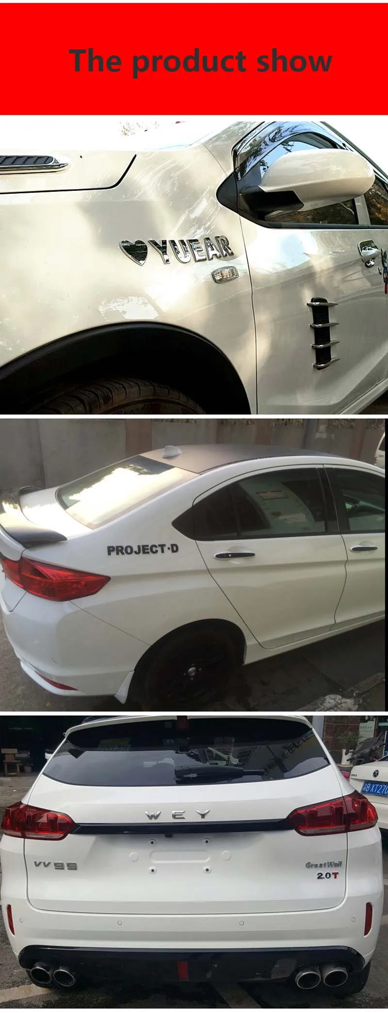 Car Stickers 3D DIY Metallic Alphabet Sticker Decoration Cars Accesorios Auto Car Styling Letter Silver Emblem Badge Number Logo