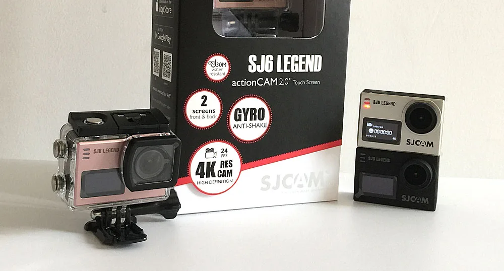 SJCAM SJ6 Легенда экшн камера Спорт DV 4 К Wifi 30 м Водонепроницаемый 1080 P Ultra HD " сенсорный Экран Notavek 96660 Удаленной Камеры экшен камера