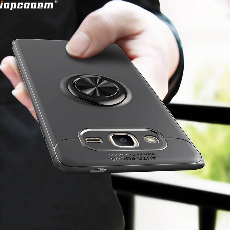 

For Samsung Galaxy J2 Prime Case Finger Ring Car Magnet Holder Soft Silicone Back Cover For Samsung Galaxy J2 Prime Coque5.0inch
