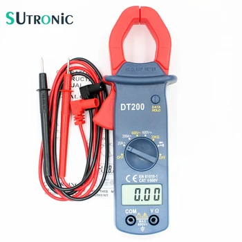 

DT200 Digital Current Clamp Meter Buzzer Data Hold Non-contact Diode Detection Current Voltage Resistance Test LCD Display