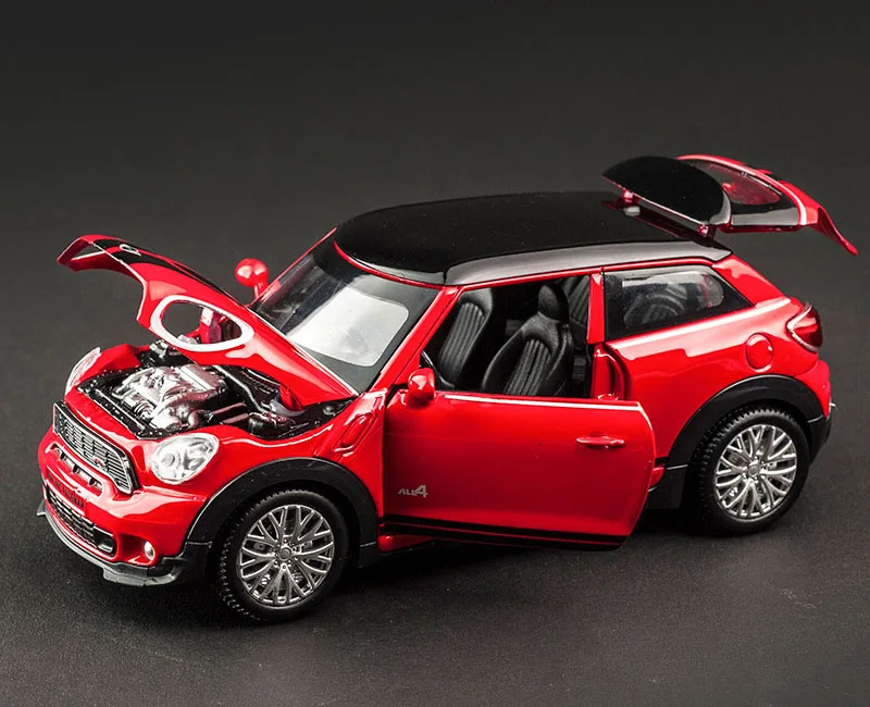 Модель игрушечного автомобиля MINI COOPER, модель автомобиля из сплава, модель 1:32, модель игрушечного автомобиля