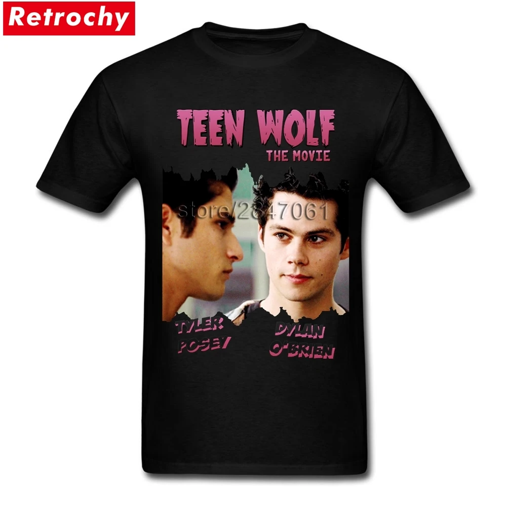Teen Wolf Old Comic Scott Stiles Short Sleeved T shirts Boy Classic Style Tops Tee Pure Cotton O