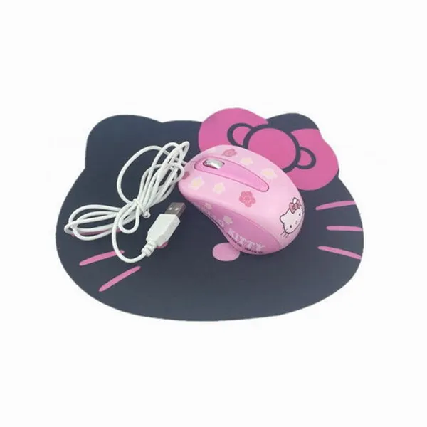 new hello kitty wired mouse computer usb optical mouse cute mouse