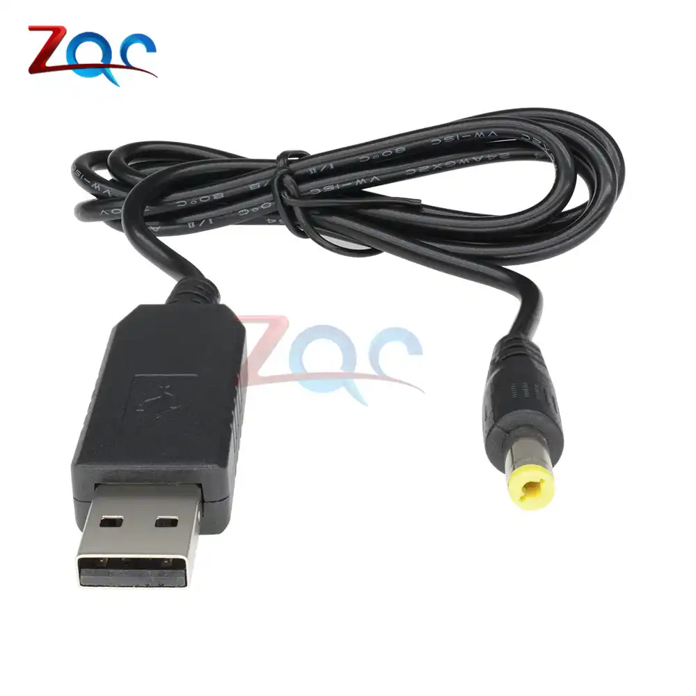 USB DC 5V to DC 12V Converter Step up Power Module 2.1x5.5mm Male Plug Cable