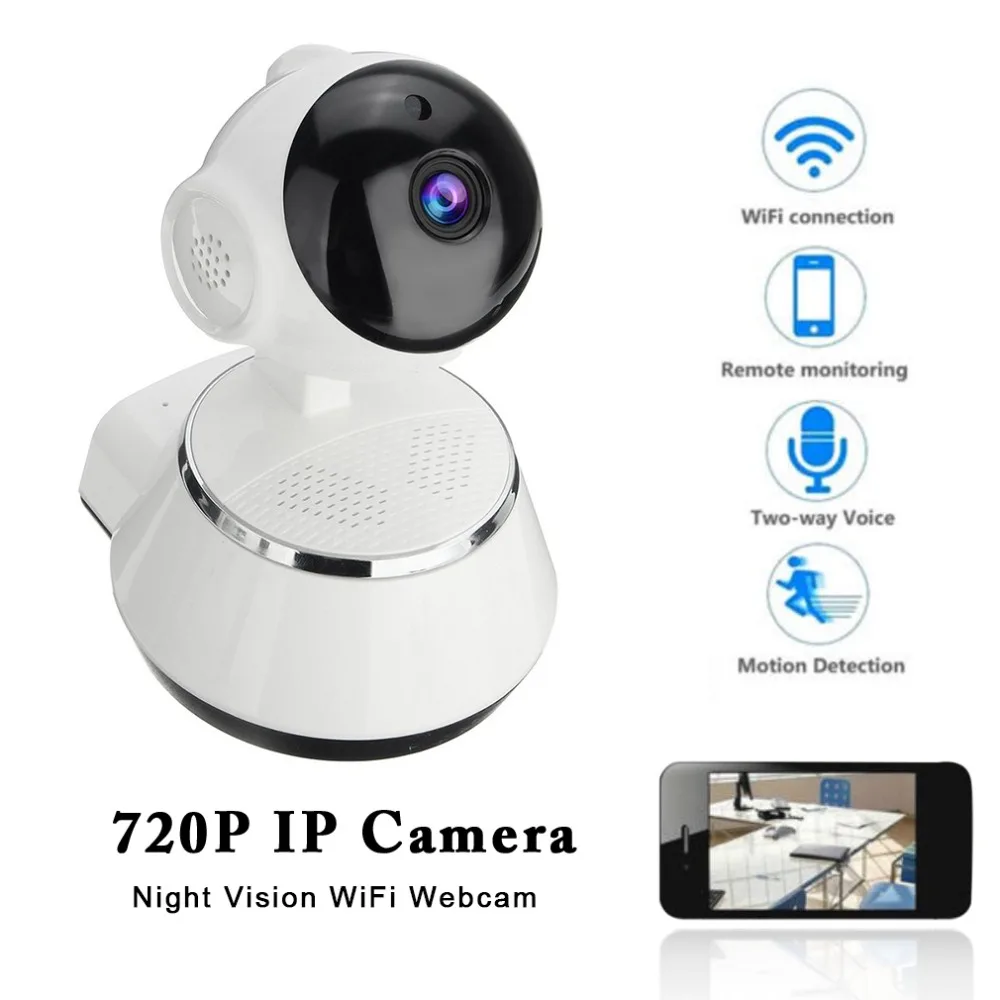 

LESHP Wireless Wifi IP Camera Home Security Surveillance Camera 720P HD 3.6mm Lens Wide Angle Indoor Camera Support Night Vision