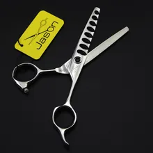 381#5,75 ''бренд Джейсон Парикмахерские ножницы 8/14/18 зубы Японии 440C Парикмахерские филировочные ножницы Профессиональный человеческие волосы ножницы