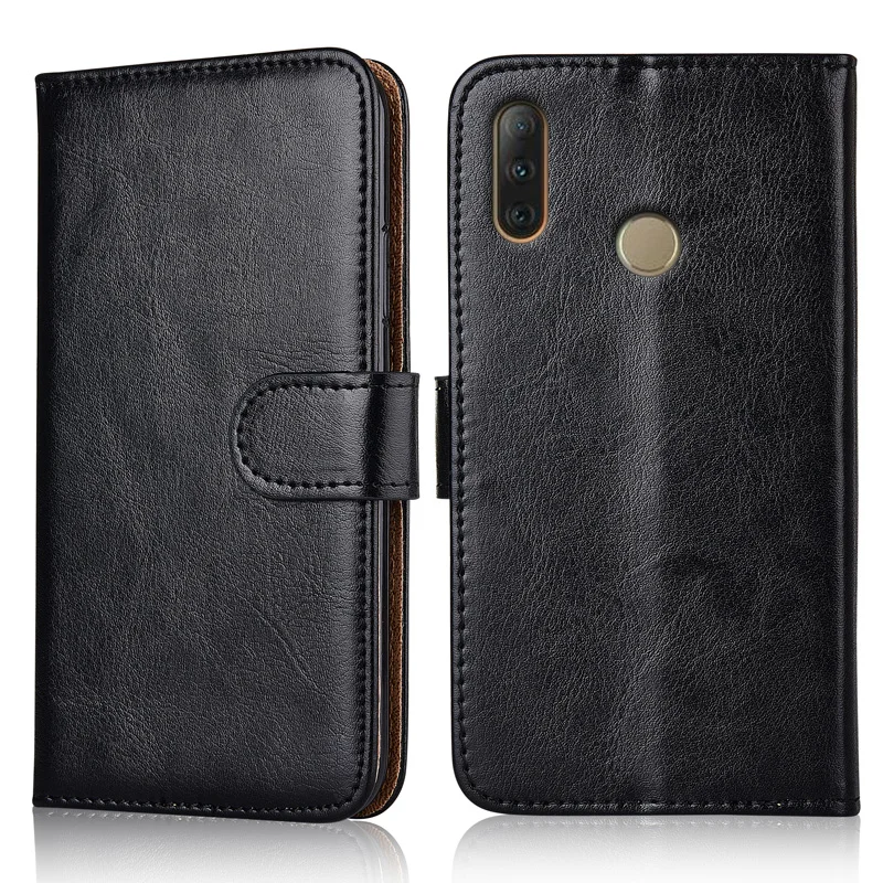 Чехол кошелек для Tecno Camon 11S чехол с карманом карт рисунком простой облегающий