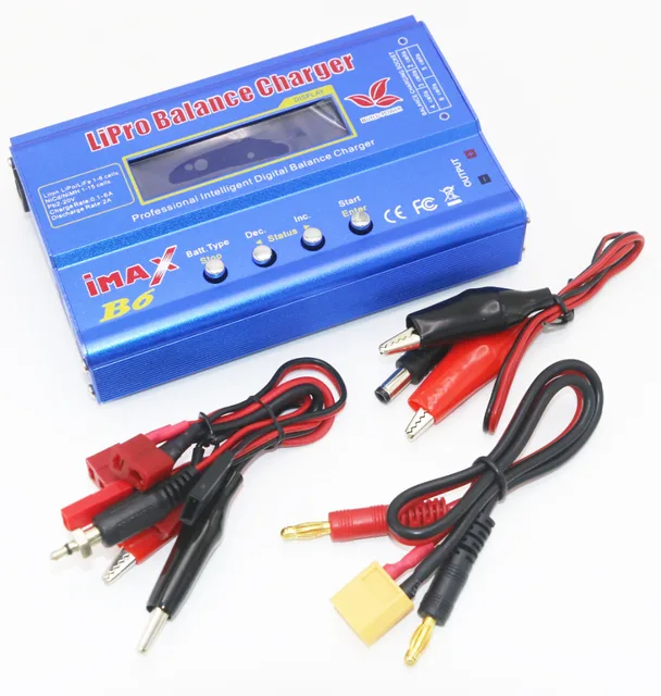 IMAX B6 80W Battery Charger Lipo NiMh Li-ion Ni-Cd Digital Lipro Balance Charger Discharger + AC Power 12V 5A Adapter For Rc Car 4