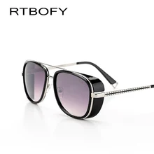RTBOFY IRON MAN 3 Matsuda TONY Steampunk Sunglasses Men Mirrored Designer Brand Glasses Vintage Sun glasses.618