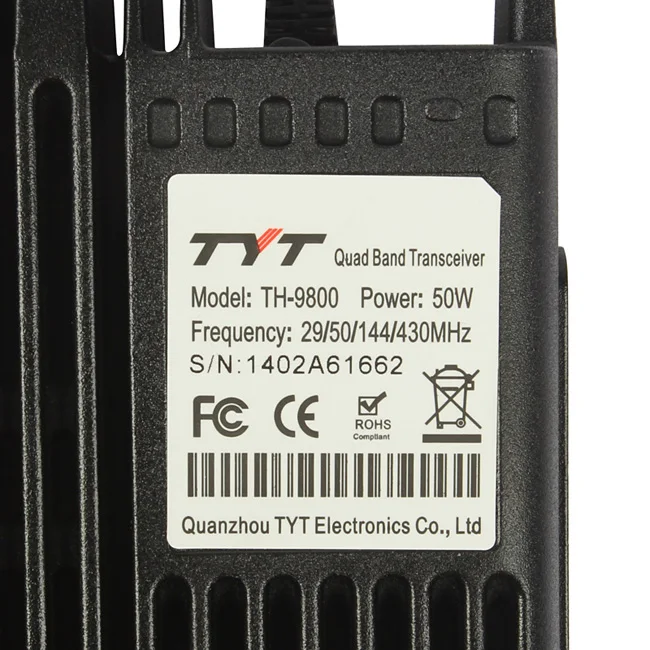 TYT TH-9800 Pro 50 Вт 809CH четырехдиапазонный двойной дисплей TH9800 автомобильный радиоретранслятор скремблер СВЧ/УВЧ-трансивер автомобильный Грузовик радиоприемники