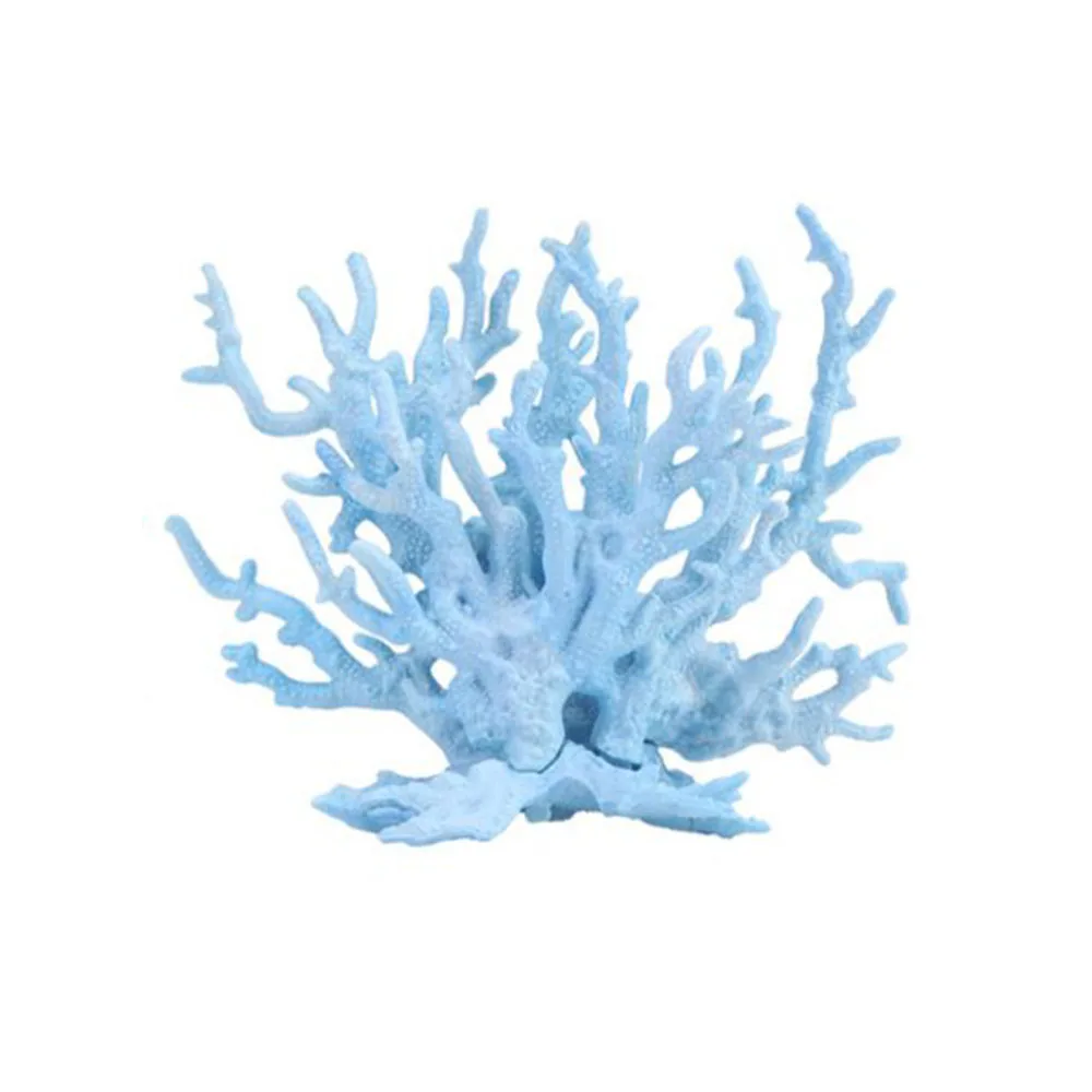 Живой искусственный Коралл растение подводный водный орнамент Аквариум Искусственный Коралл Украшение