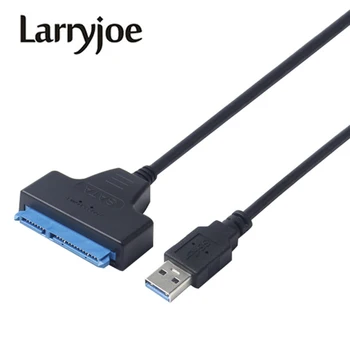

Larryjoe USB 3.0 SATA Cable Sata to USB Adapter Up to 6 Gbps Support 2.5 Inches External SSD HDD Hard Drive 22 Pin Sata 3 Cable