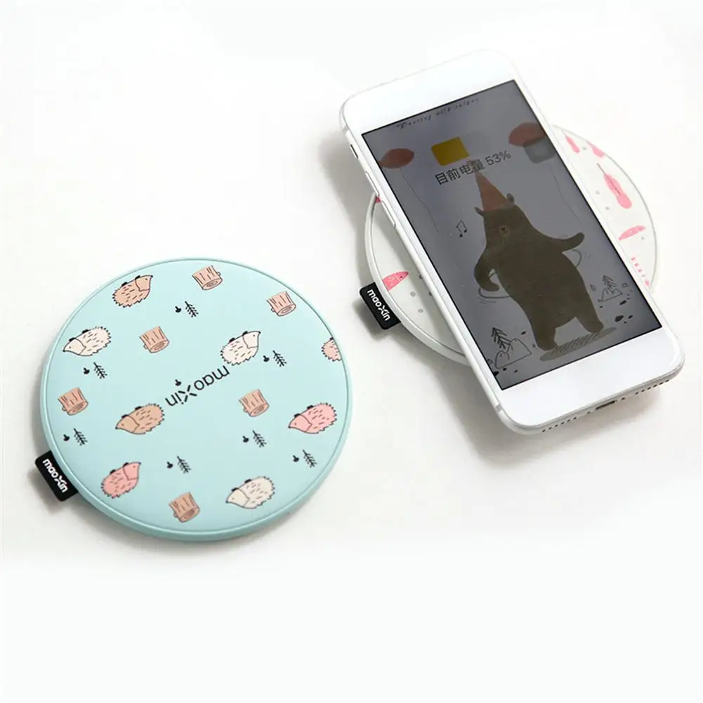 

SHZONS Universal Cute Mobile Phone Wireless Charger For Sumsung S8 S9 for iPhone X 10 8 8 Plus