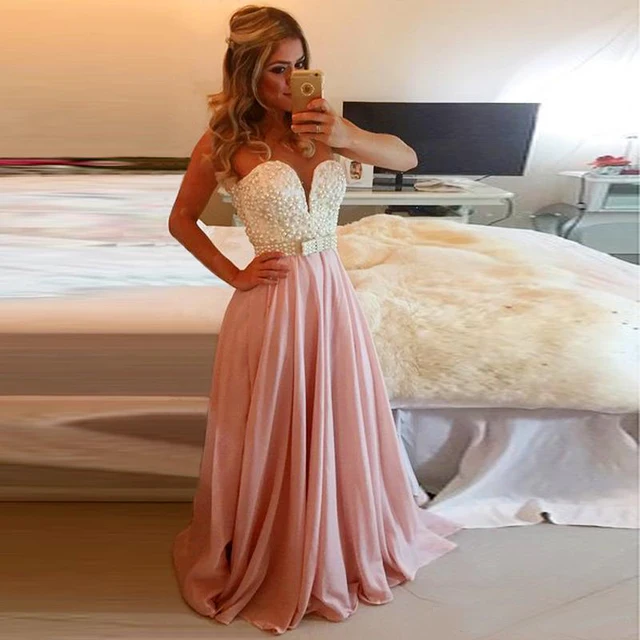 Blush Colored Prom Dresses