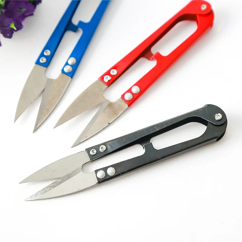 Профессиональные портные ножницы портативный крестиком DIY инструмент кусачки u-образный кусачки стали рыбий линии Резак Пряжа клипер для резьбы