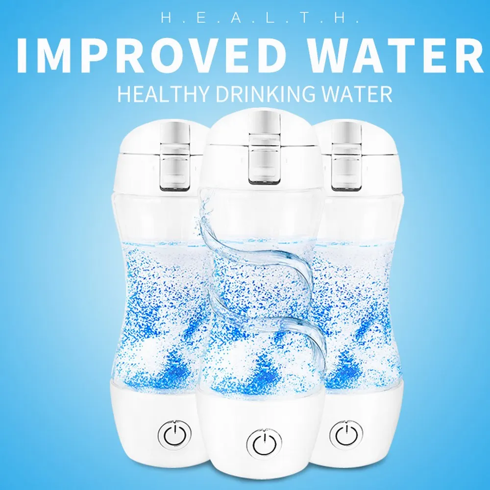 

Hydrogen Rich Generator Water Ionizer Bottle Pure Hydrogen Generator with Drain Hole Seperate H2 and O2 High PET Bottle Use