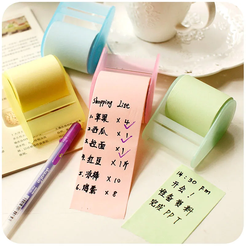 

Kawaii Post-it Notes Students Stationery Portable Tearable Sticky Notes Pupils Papeleria Office Post-it Sticky Notes Stationery