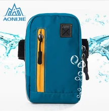 AONIJIE Arm Bags For Outdoor Running Coins Purse Sports Phone Mobile Wallet Key Package With Arm Shoulder Strap
