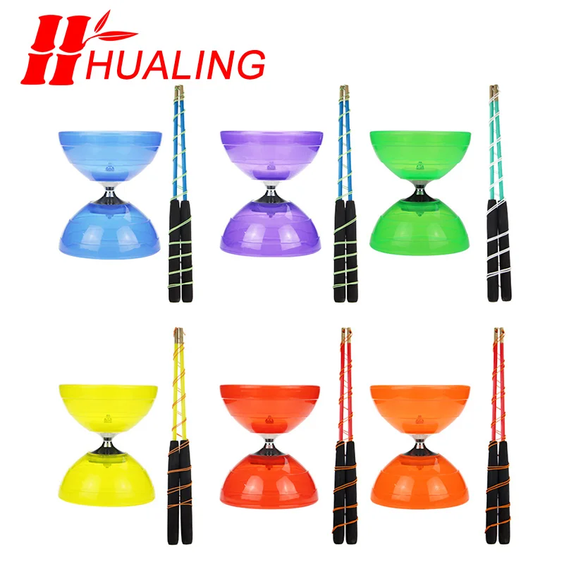 Фиксированный или подшипник diabolo мягкие игрушки профессиональный набор Diabolo упаковка с веревочной сумкой Китай