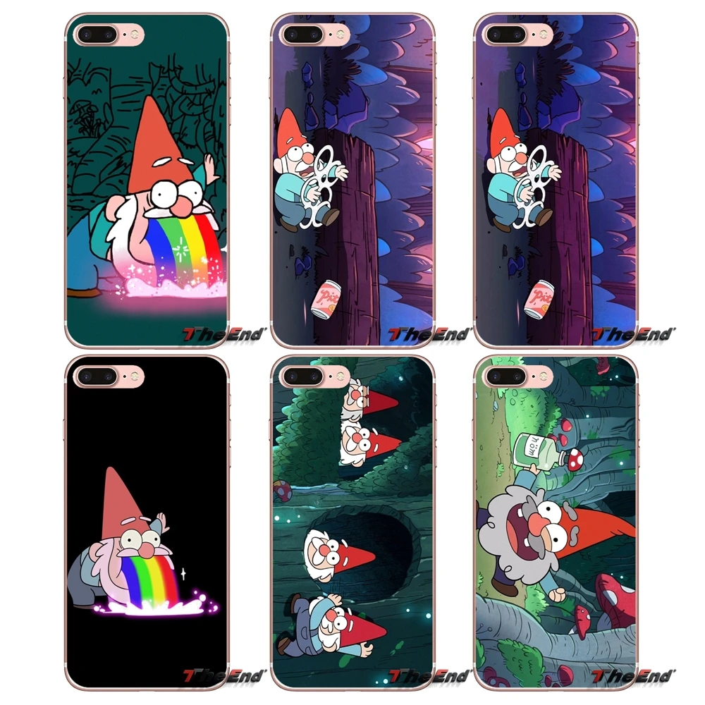 

Gnome Gravity Falls Puking Sculpture Case For Sony Xperia Z Z1 Z2 Z3 Z5 compact M2 M4 M5 E3 T3 XA Aqua LG G4 G5 G3 G2 Mini