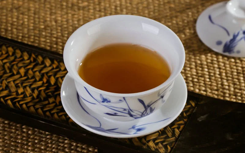 Голубая и белая фарфоровая чайная чашка/Gaiwan с традиционной китайской Тонкой кистью ручная роспись цветочной живописи CN-01-0013