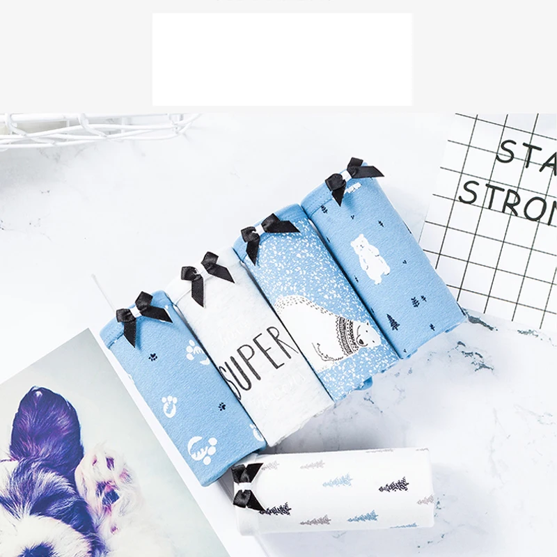 LANGSHA 5Pcs/lot Women Panties Sexy Cotton Briefs Lovely Printed Lady Underwear Seamless Wholesale Girls Underpants Plus Size3XL LANGSHA 5Pcs/lot Women Panties Sexy Cotton Briefs Lovely Printed Lady Underwear Seamless Wholesale Girls Underpants Plus Size3XL