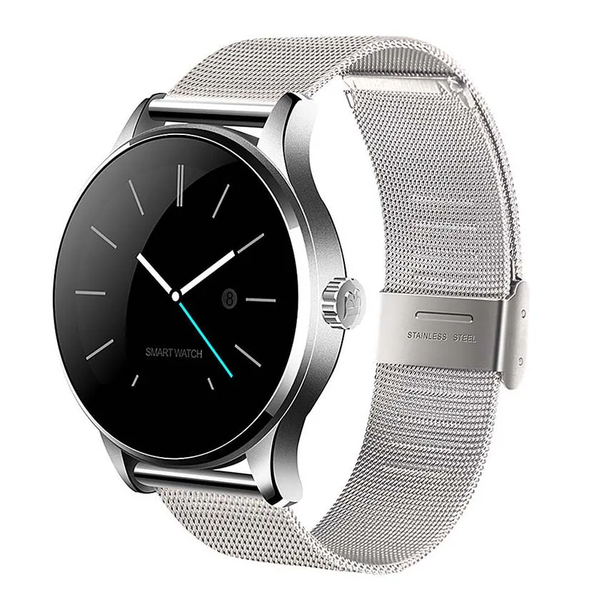 K88H Smart Watch 1 22 дюймовый круглый Экран Поддержка монитор сердечного ритма Bluetooth