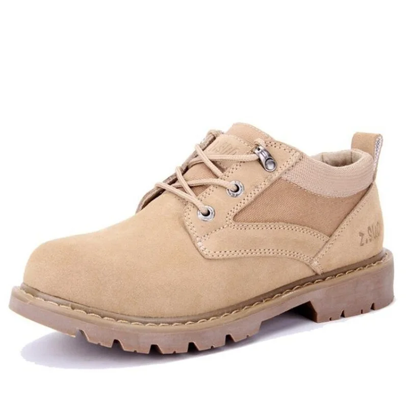 Sapatos Zapatos Masculina Em Homens Moda Dos De Massa Respirables Botas Bege Los Respiráveis Hombres Novos laranja Ferramentas Camurça Fpw4q4E